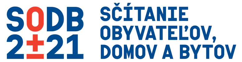 Sčítanie obyvateľov, domov a bytov (logo)